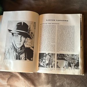 Vintage collectible book about the history of movies